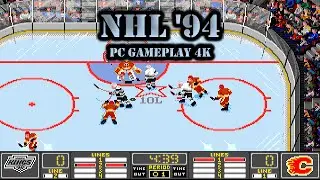 Old Games - NHL '94 (NHL Hockey DOS) / #64 LA Kings League
