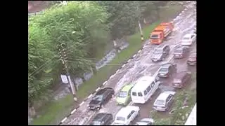 Август 2014 года, Энгельс под ливнем