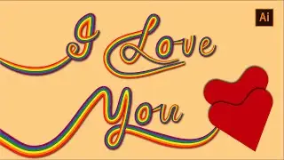 Rainbow Text Effect in Illustrator