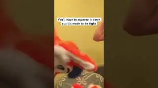 My mom tries on my 