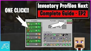 Inventory Profiles Next Tutorial - One Click Villager Trading EP2