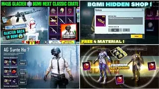 🤯Bgmi Next Classic Crate! M416 Glacier Is Back 😱How To Get Material In Bgmi😱Premium Crate Opening