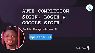FODA APP Authentication Completion; Flutter