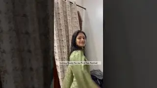 Getting Ready for first Teej Festival
