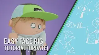 How to create a simple 2d face rig in blender (2020 update)