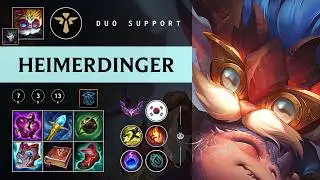 Heimerdinger Support vs Lulu - KR Master Patch 26.04