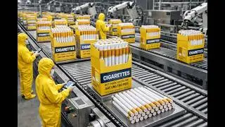 How It’s Made: Industrial Cigarettes (High-Speed Factory Process) Factory Tour