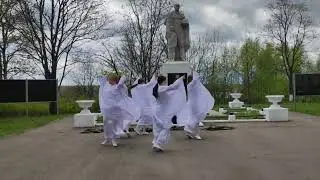 "Журавли" исполняют учащиеся МСШ № 2