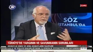 SÖZ İSTANBUL'DA Canlı Yayını  MEHMET DURAKOĞLU/İSTANBUL BAROSU BAŞKANI