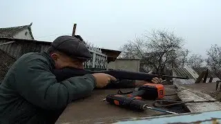 Пневматическая винтовка Hatsan Striker Edge Vortex. Распаковка и пострелушки на 30 метров.