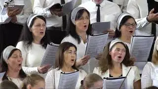 Собран урожай в поле и в садах / Песня на жатву | Сводный хор