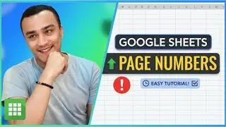 how To Add Page Numbers In Google Sheets