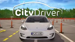 ЕСЛИ БЫ Я СДАВАЛ ЭКЗАМЕН НА АВТОДРОМЕ НА TESLA - CityDriver