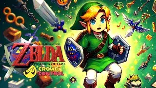 OOT 3-heart challenge Randomized But YOU Mess Up My Game | Legend Of Zelda (Crowd Control) #shorts