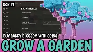 Grow A Garden No-Lag Hub Script No Key 🔥Buy Candy Blossom | Pastebin No ads