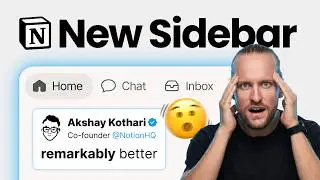 Notion Just Announced BIG Sidebar Changes (+2 New Features)
