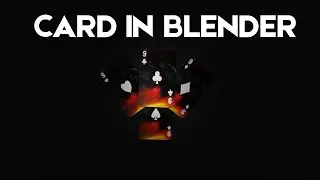 PLAYING CARD in blender