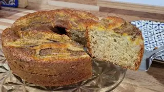 BOLO DE BANANA COM CANELA | BOLO SIMPLES DE BANANA | BOLO RÁPIDO E FÁCIL
