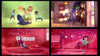every grubhub commercial played at the same time
