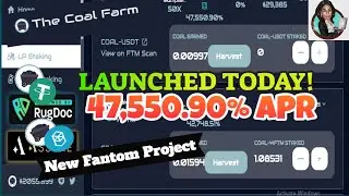 The Coal Farm Defi Review - New Fantom Project 47,550.90% APR 🚀. Crypto On Fire 🔥  | The FTM Mainnet