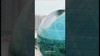 Астана EXPO с птичьего полёта