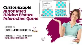 🎉 Transform Your Classroom with set of 3 Customizable Automated Hidden Picture Games!🎉