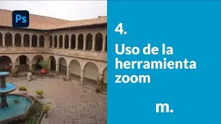 4. Uso de la herramienta zoom en Adobe Photoshop