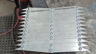 Picket Master Pro EQUALLY spacing layout tool.  large 11.5 foot railing picket spacing.
