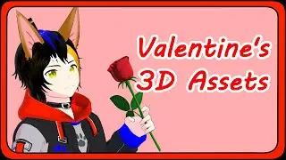 Making 3D Valentines Assets, let's make a bouquet | VTuber Artist