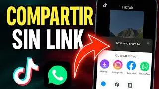 ✅HOW TO SHARE TIKTOK VIDEOS ON WHATSAPP WITHOUT A LINK