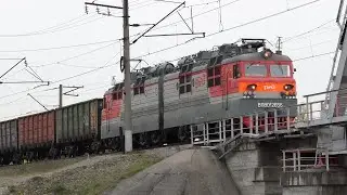 ВЛ80С-2656 с грузовым поездом