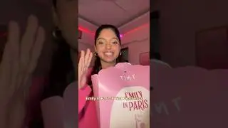 *OMG* Unboxing ‘Emily In Paris’ makeup collection 🤯🗼💋 #ashortaday #shorts