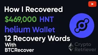 How I Recovered $469,000 HNT Helium Wallet 12 Recovery Words
