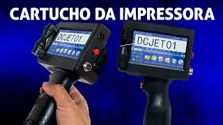 Como Trocar o Cartucho da Impressora Portátil à Jato de Tinta