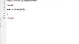 Javascript Function Expressions
