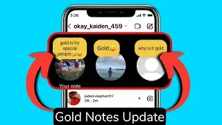 How to Get Gold Notes on Instagram | Instagram Golden Notes