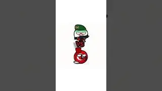 Iran Vs Turkey country Balls animation 🇹🇷🇮🇷 