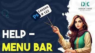 Help - Menu Bar in Adobe Photoshop