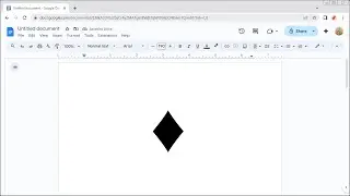 How to Insert the BLACK DIAMOND SUIT Symbol in Google Docs