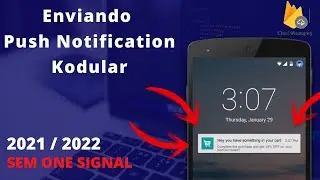 Como Enviar Push Notification no Kodular Firebase cloud Messager