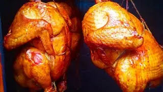 🛑Как коптить курицу в коптильне горячего копчения.How to smoke chicken in a hot smoked smokehouse