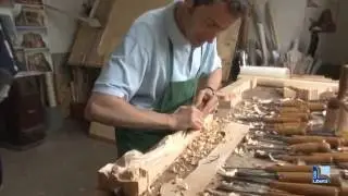 Attilio Balduzzi,uno degli ultimi intagliatori del legno. Il Tgl Più entra nel suo laboratorio