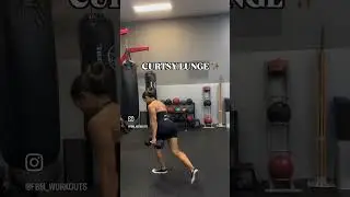 Curtsy lunges with dumbbells 🔥  #motivation #shorts