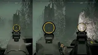 Heavy Machine Gun's red dot is not centered