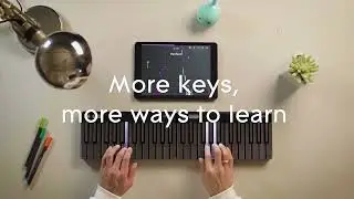 Learn piano parts for both hands with LUMI Keys