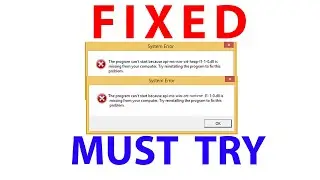 api-ms-win-crt-heap-l1-1-0.dll is missing | api-ms-win-crt-runtime-l1-1-0.dll is missing