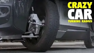 Crazy suspension axle concept offers 80 degrees of  turning radius