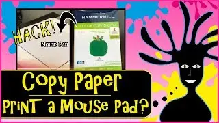 Copy Paper for Sublimation - Was it a Dye Sublimation Fail?  Sublimate on a mouse pad.