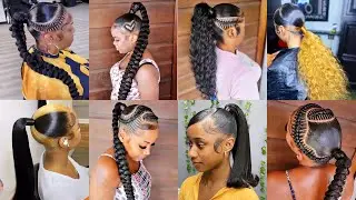 Sleek Ponytail. Hairstyles For Black Women 2023 | Hairstyles For Black Women | Cute