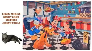 Time Lapse - Disney Friends Disney Diner Jigsaw Puzzle by Ceaco - 200 Pieces